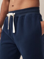 Navy Blue Borg Lined Joggers - Image 4 of 7