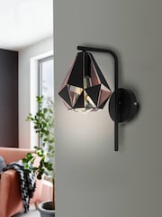 Eglo Black Carlton 4 Wall Light - Image 1 of 4