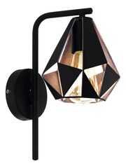 Eglo Black Carlton 4 Wall Light - Image 3 of 4