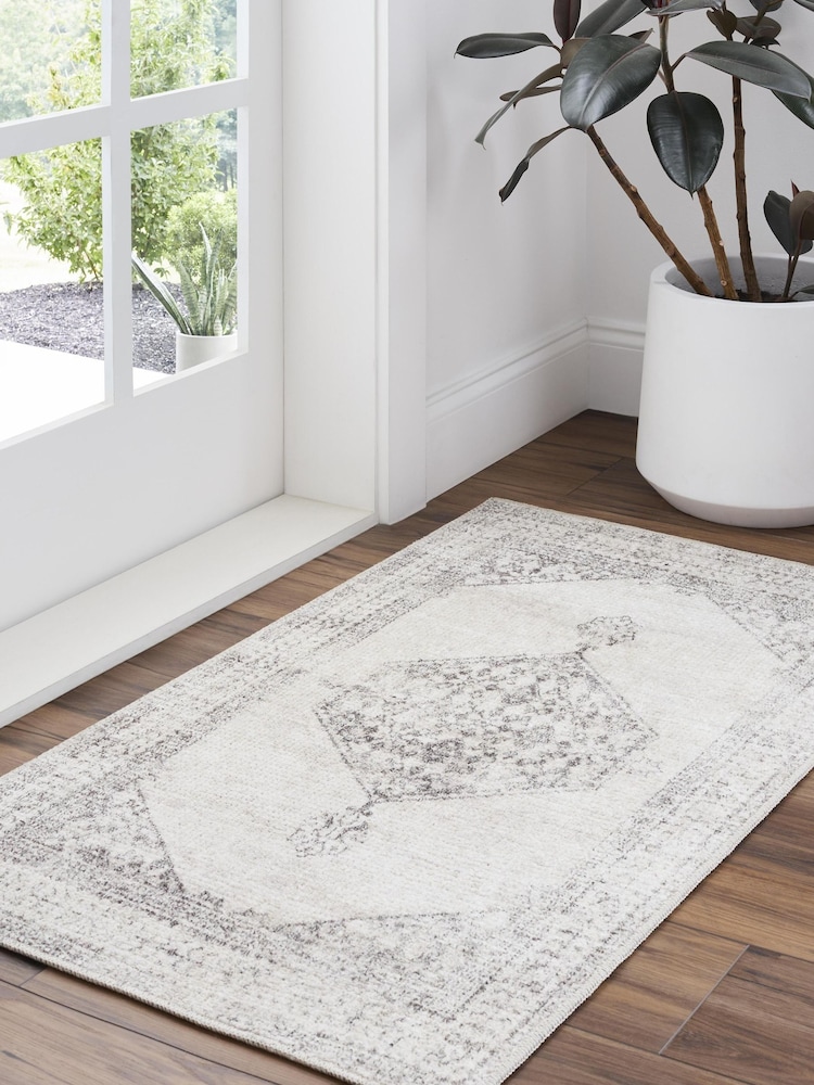 LIVABLISS Brown Olympic Our Pnw Home Vintage Traditional Boho Rug - Image 1 of 7 LIVABLISS Brown Olympic Our Pnw Home Vintage Traditional Boho Rug - Image 1 of 7