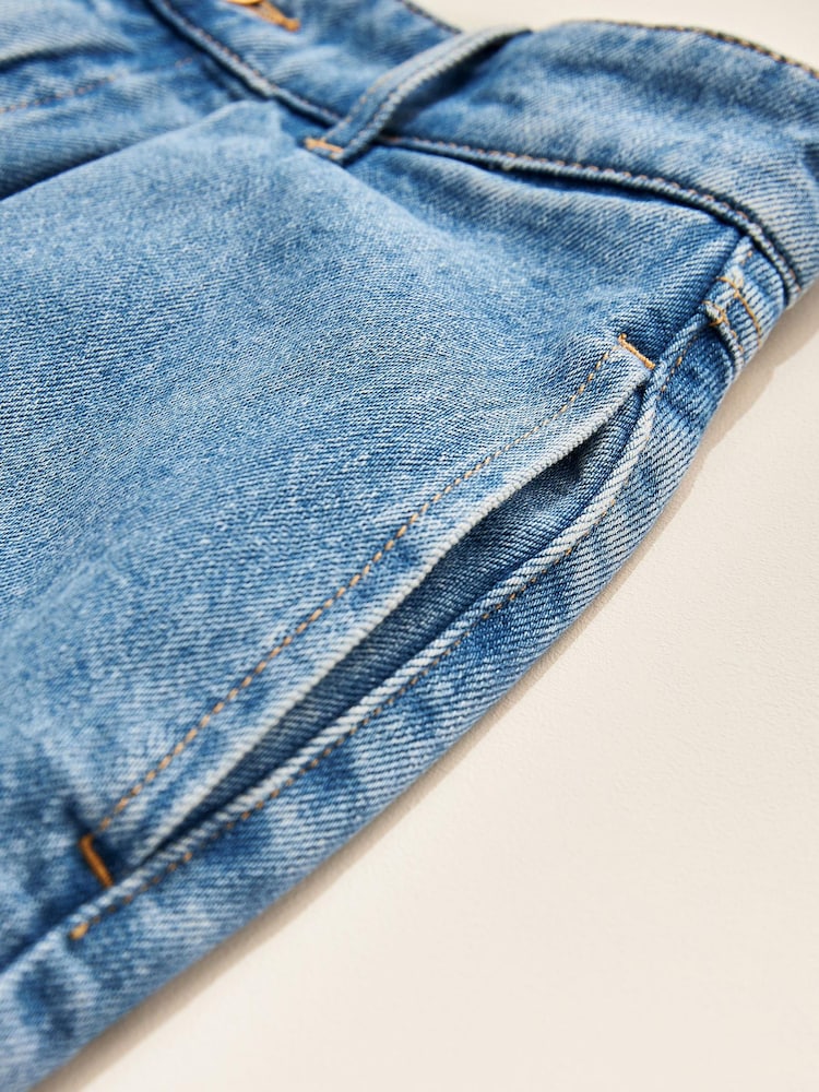 Own. Mid Blue Tapered Jeans - Image 7 of 8