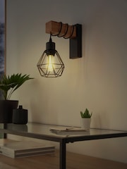 Eglo Black Townshend 5 Caged Wall Light - Image 2 of 5
