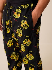 Cobra Kai Black License Motionflex Cosy Pyjamas Bottoms - Image 1 of 7