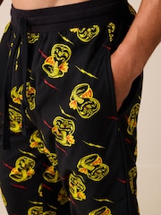 Cobra Kai Black License Motionflex Cosy Pyjamas Bottoms - Image 5 of 7