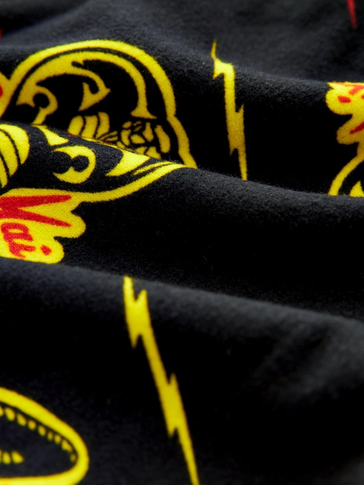 Cobra Kai Black License Motionflex Cosy Pyjamas Bottoms - Image 7 of 7