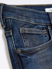 River Island Dark Blue Slim Fit Stretch Jeans - Image 6 of 7