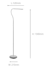 Eglo White Laroa LED Touch Floor Lamp - Image 3 of 3