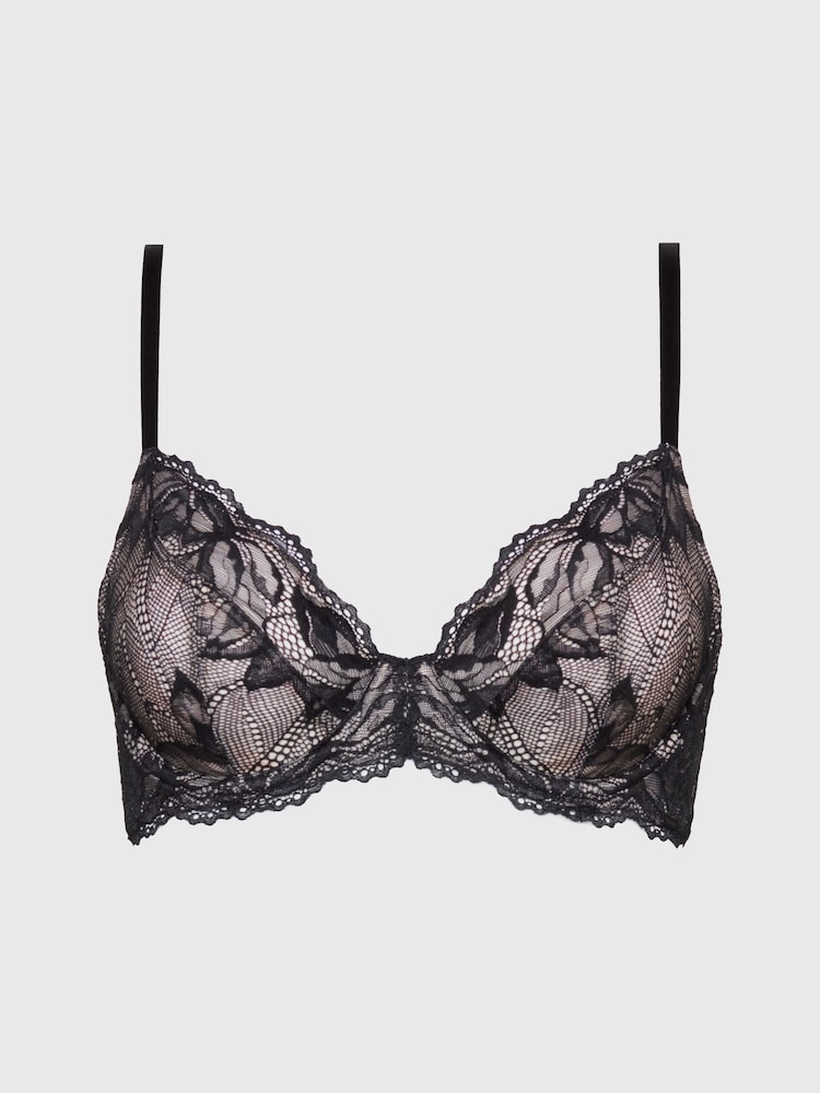 Calvin Klein Black Lace Full Coverage Bra - Image 5 of 5