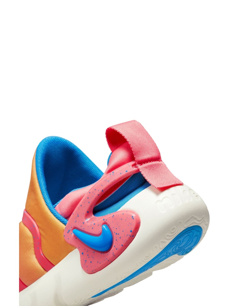 Nike Coral Pink Dynamo GO SE Junior Easy On/Off Shoes - Image 11 of 11
