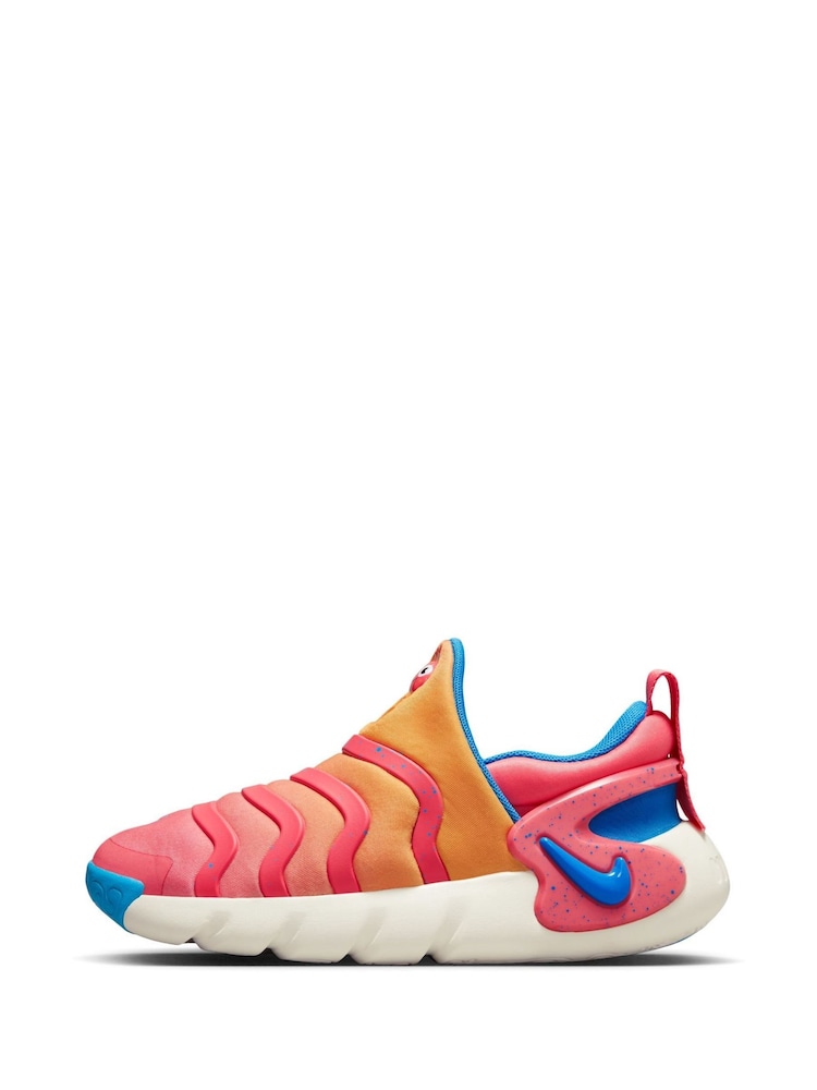 Nike Coral Pink Dynamo GO SE Junior Easy On/Off Shoes - Image 2 of 11
