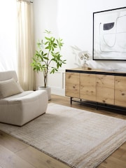 LIVABLISS Beige Fossay Washable Shaggy Modern Rug - Image 1 of 6