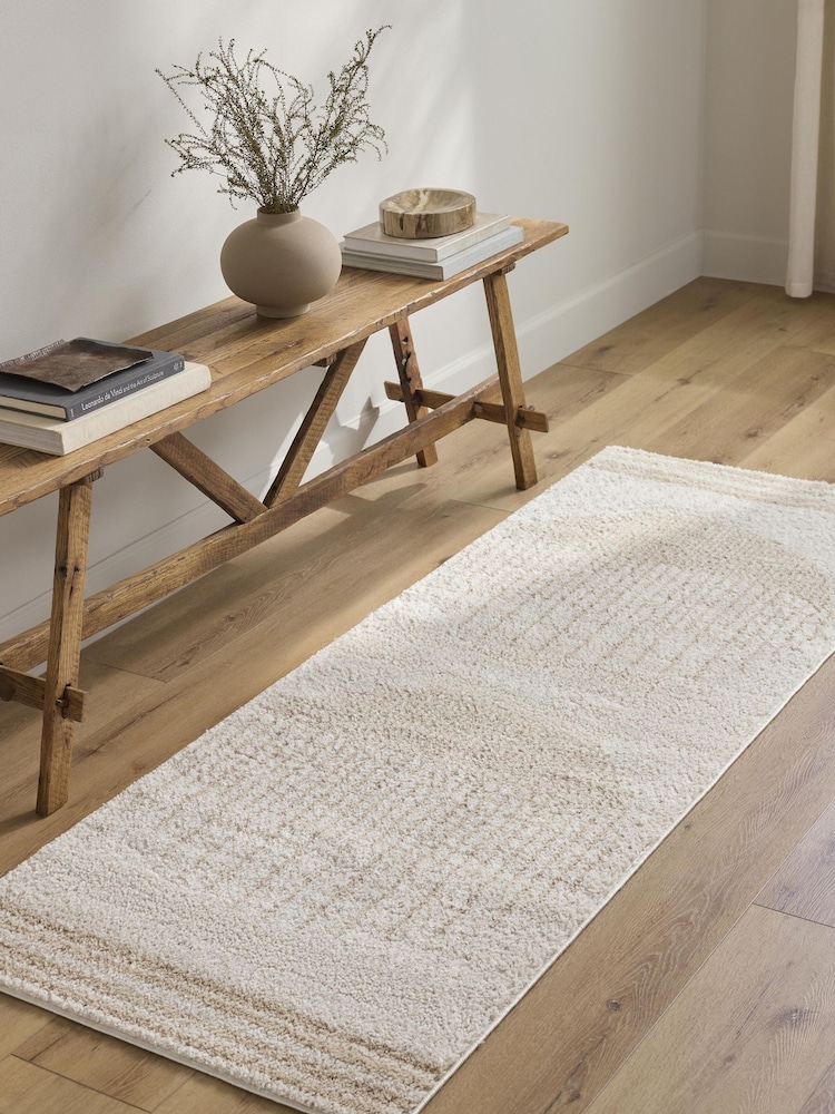 LIVABLISS Beige Fossay Washable Shaggy Modern Rug - Image 2 of 6