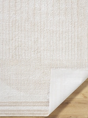 LIVABLISS Beige Fossay Washable Shaggy Modern Rug - Image 4 of 6