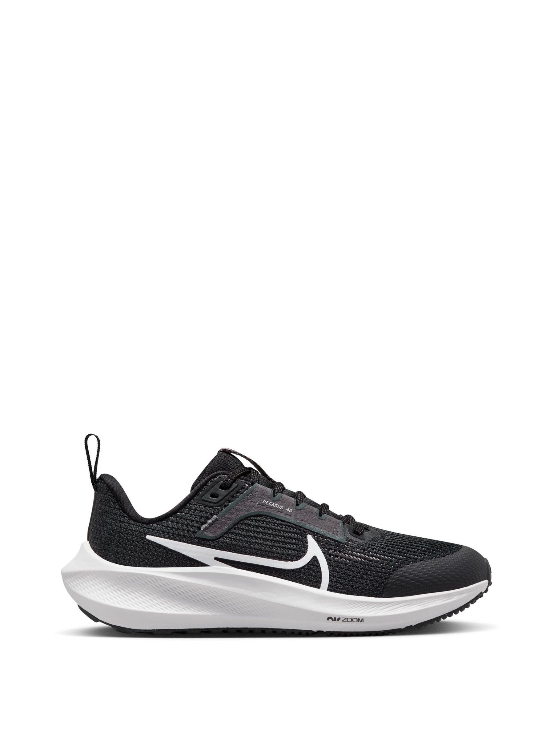 Buy Nike Black Air Zoom Pegasus 40 Youth Running Trainers from Next Luxembourg