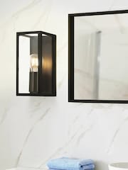 Eglo Black Amezola Caged Wall Light - Image 1 of 3