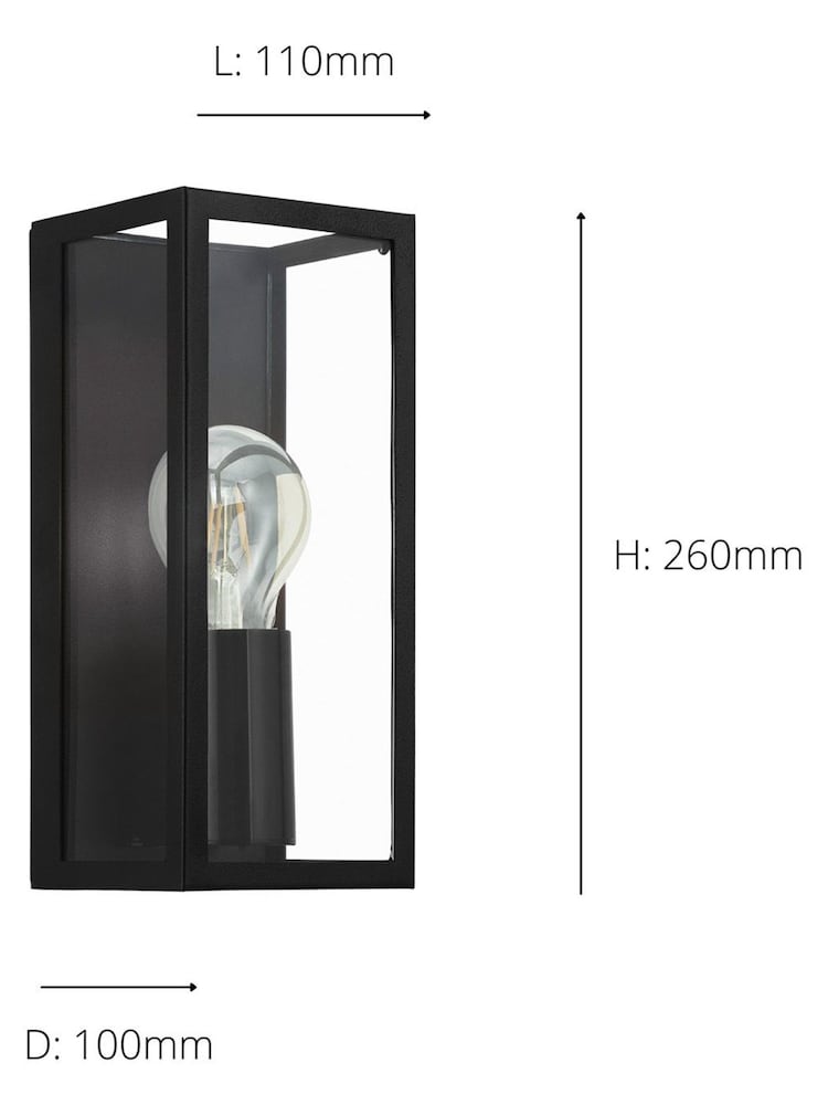 Eglo Black Amezola Caged Wall Light - Image 3 of 3