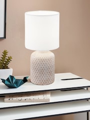 Eglo Cream/White Bellariva Table Lamp - Image 1 of 5