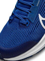 Nike Blue Air Zoom Pegasus 40 Youth Running Trainers - Image 10 of 11