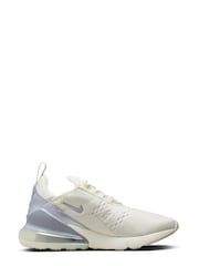 Nike White Air Max 270 Trainers - Image 3 of 10