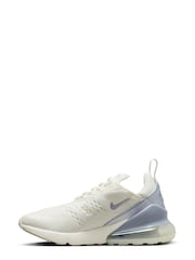 Nike White Air Max 270 Trainers - Image 4 of 10