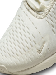 Nike White Air Max 270 Trainers - Image 8 of 10