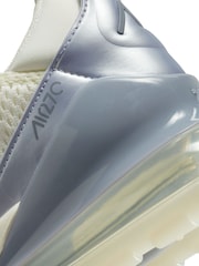 Nike White Air Max 270 Trainers - Image 9 of 10