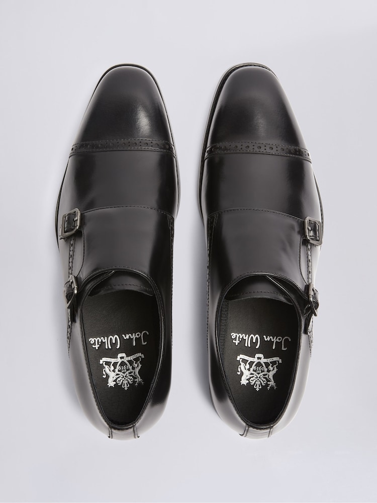 MOSS Black John Alderney Shoes - Image 2 of 3
