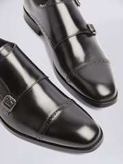 MOSS Black John Alderney Shoes - Image 3 of 3