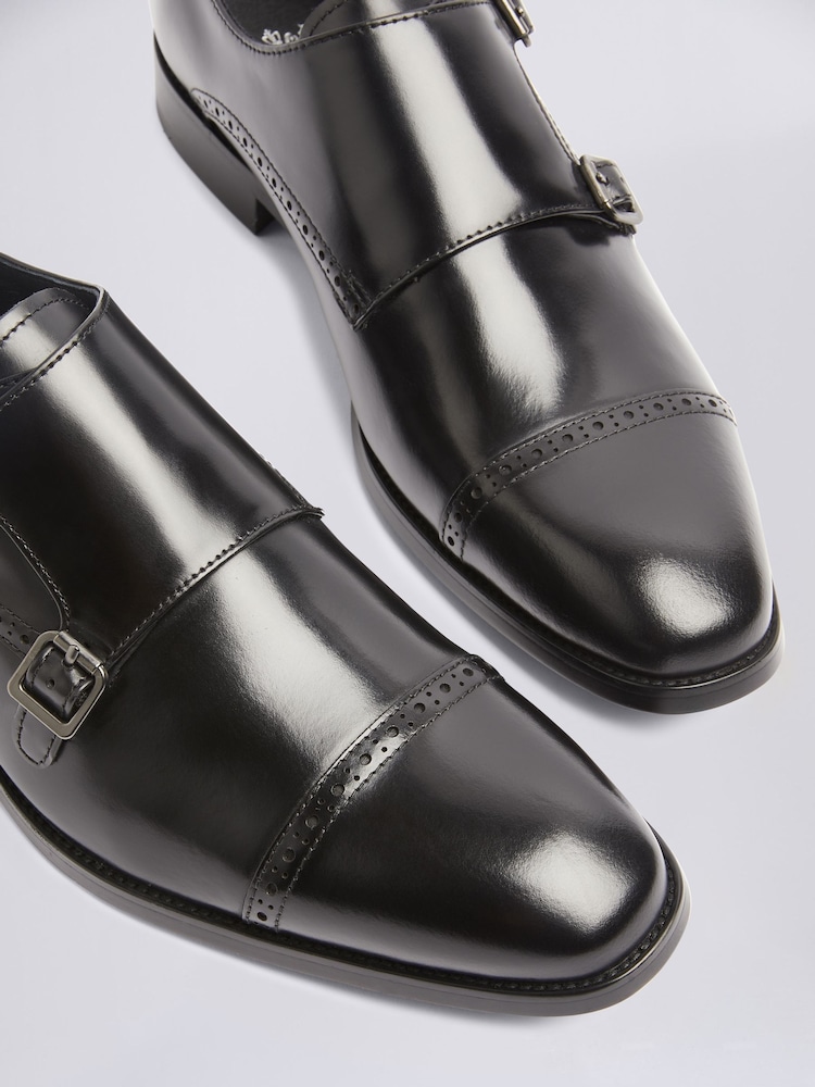 MOSS Black John Alderney Shoes - Image 3 of 3