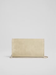 LK Bennett Natural Suede Clutch Bag - Image 2 of 3