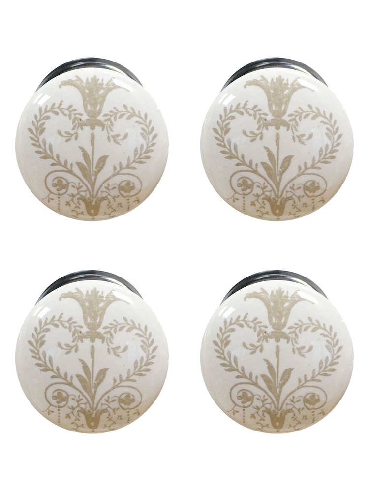 Laura Ashley Set of 4 Natural Josette Drawer Pull - Image 2 of 4 Laura Ashley Set of 4 Natural Josette Drawer Pull - Image 2 of 4