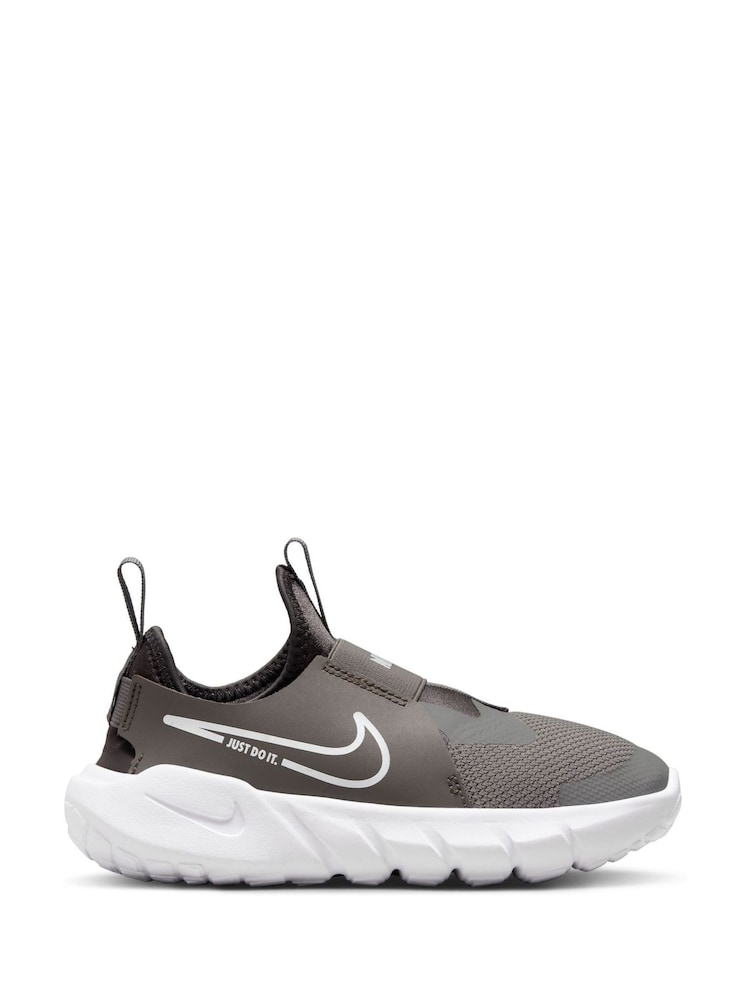 Nike Grey Flex Runner 2 Junior Trainers - Image 1 of 10