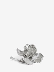 Silver Decorative Flower Ornament - Image 2 of 4