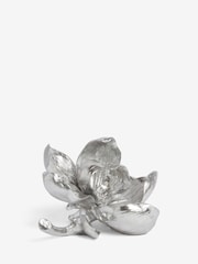 Silver Decorative Flower Ornament - Image 3 of 4