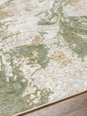 LIVABLISS Green San Francisco Abstract Modern Marble Rug - Image 4 of 6