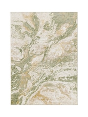 LIVABLISS Green San Francisco Abstract Modern Marble Rug - Image 6 of 6