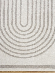 LIVABLISS Grey Fossay Washable Shaggy Modern Rug - Image 3 of 6