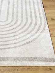 LIVABLISS Grey Fossay Washable Shaggy Modern Rug - Image 5 of 6