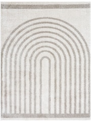 LIVABLISS Grey Fossay Washable Shaggy Modern Rug - Image 6 of 6