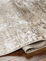 LIVABLISS Brown San Francisco Abstract Modern Marble Rug - Image 3 of 6