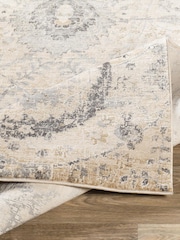 LIVABLISS Beige Indigo Vintage Traditional Floral Boho Rug - Image 3 of 6