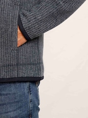 Weird Fish Rossten Recycled Full Zip Grid Fleece - Image 5 of 7