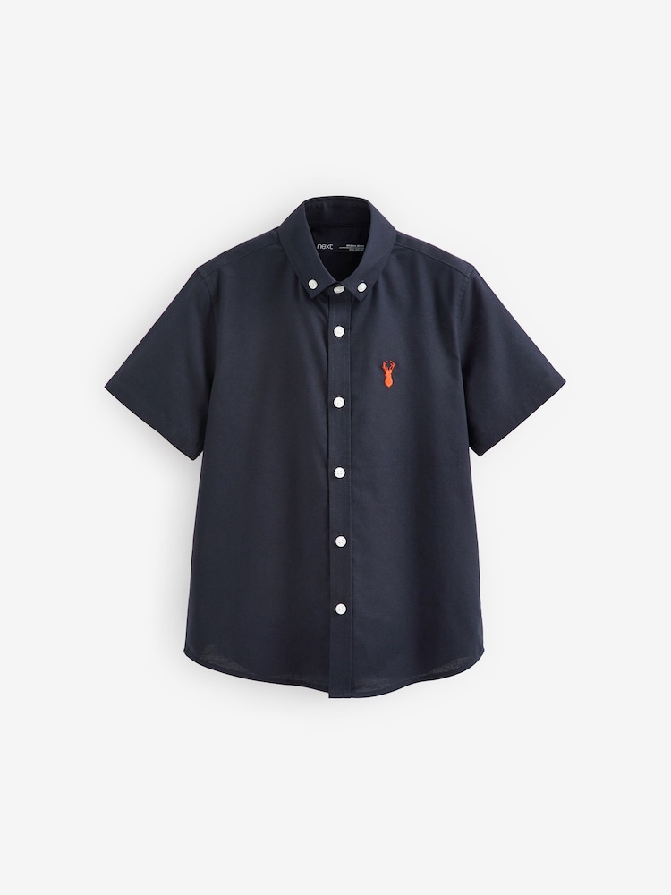 Navy Blue Oxford Shirt (3-16yrs) - Image 1 of 2