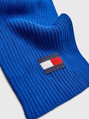 Tommy Hilfiger Blue Big Flag Scarf - Image 2 of 2