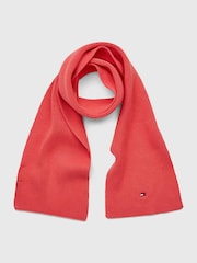 Tommy Hilfiger Pink Small Flag Scarf - Image 1 of 2