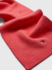 Tommy Hilfiger Pink Small Flag Scarf - Image 2 of 2
