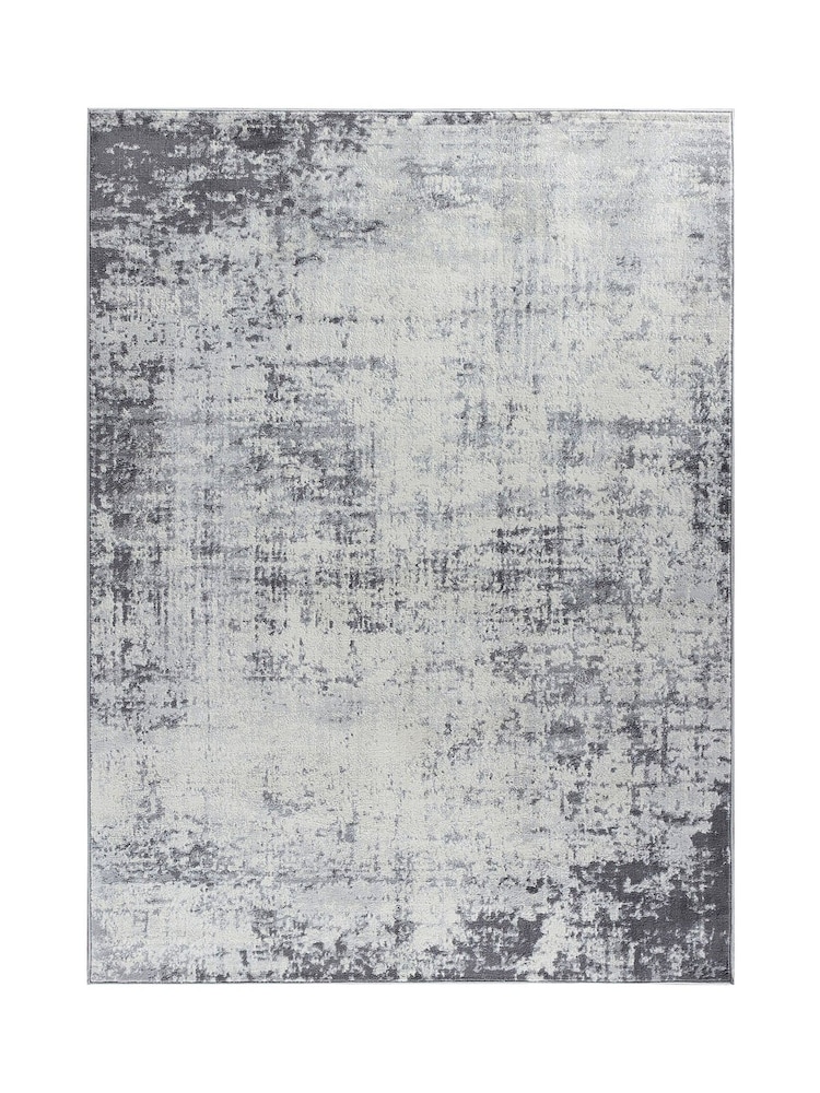 LIVABLISS Grey Floransa Abstract Modern Marble Rug - Image 6 of 6