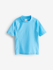 Aqua Blue Rash Vest (3-16yrs) - Image 5 of 6