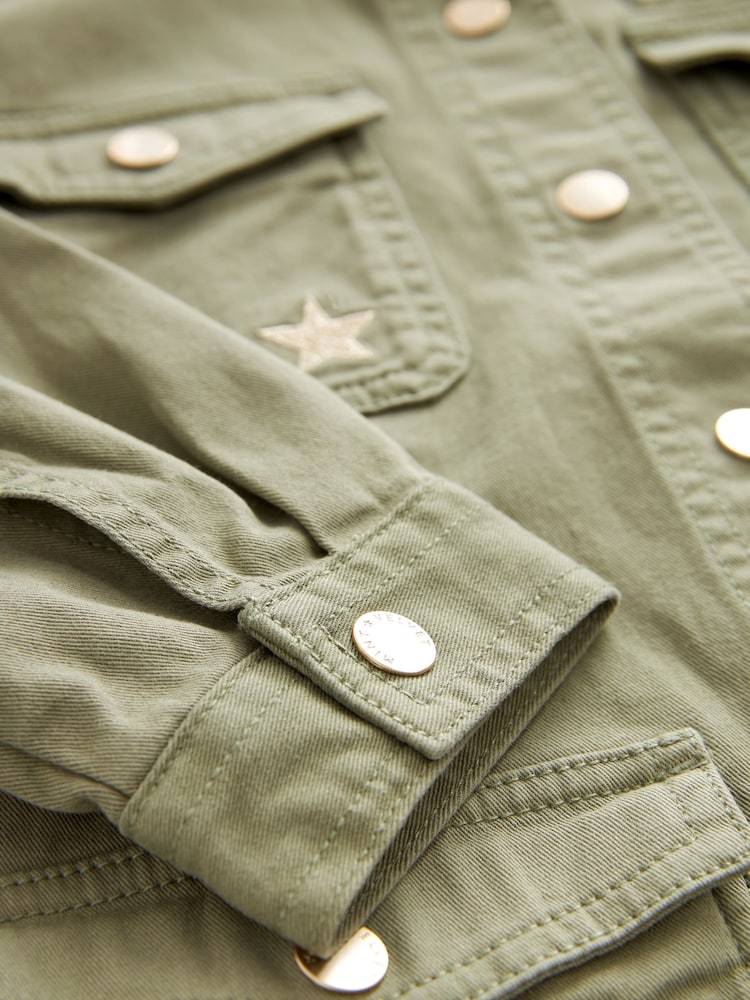 Mint Velvet Khaki Utility Jacket - Image 12 of 12