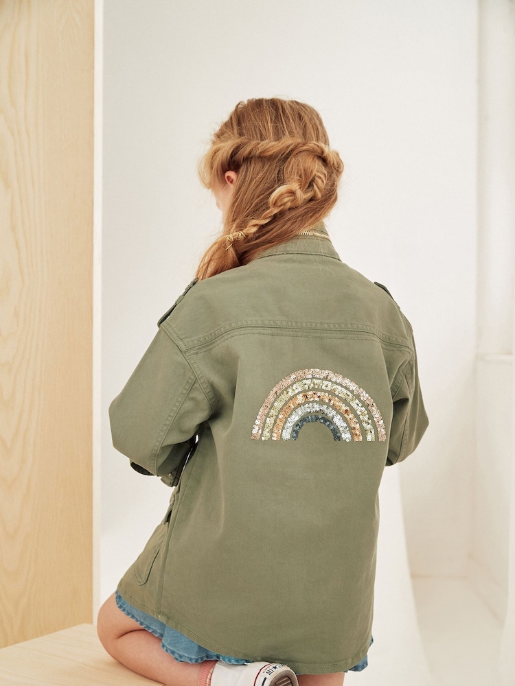 Mint Velvet Khaki Utility Jacket - Image 2 of 12